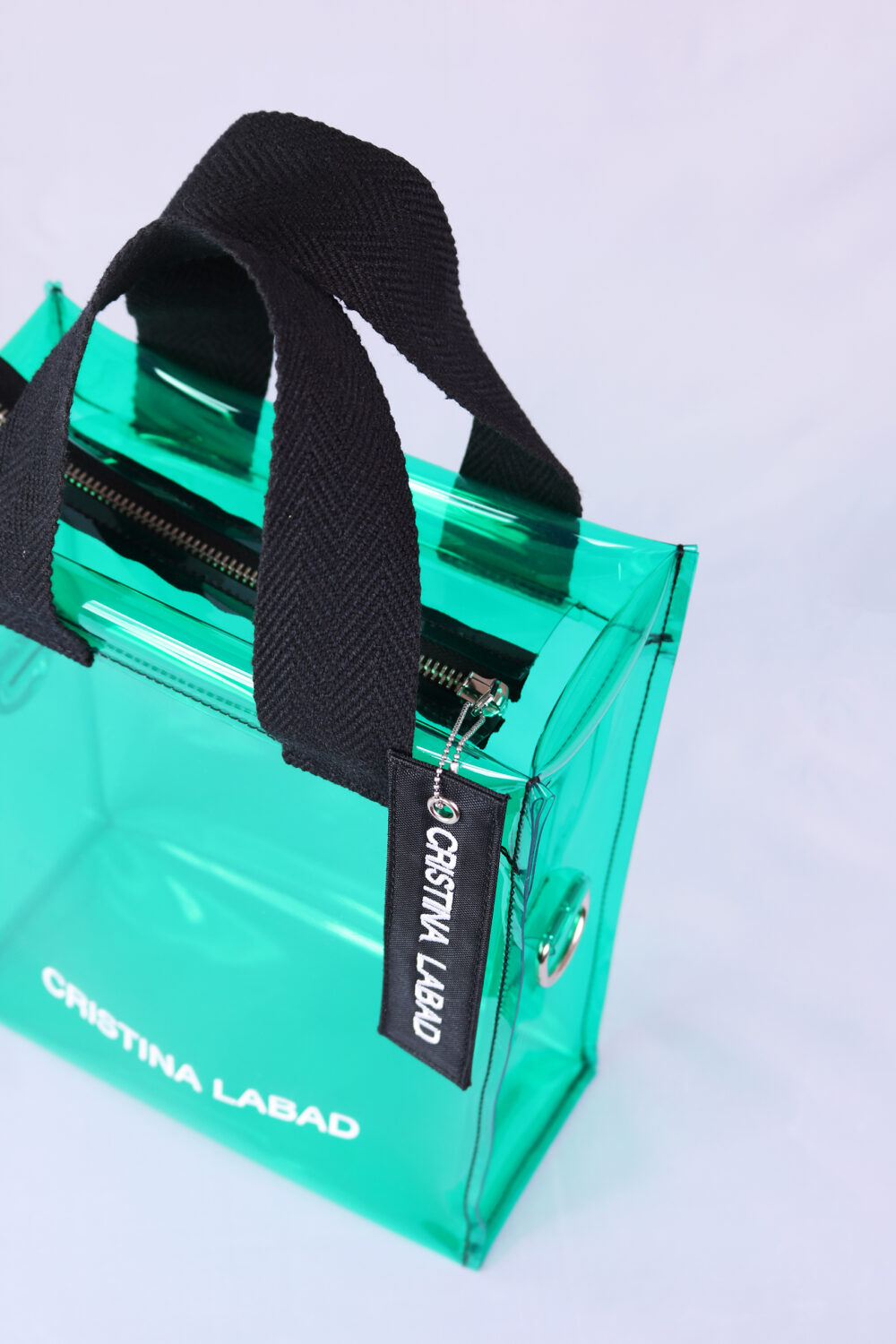 Bolso Pvc Transparente Verde – Comprar Online